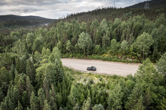 Sur la route de Caniapiscau